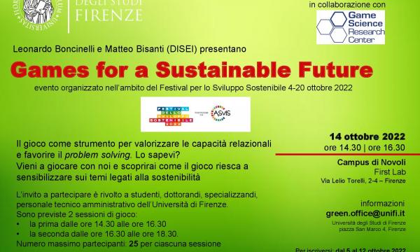 Games for a Sustainable Future 
