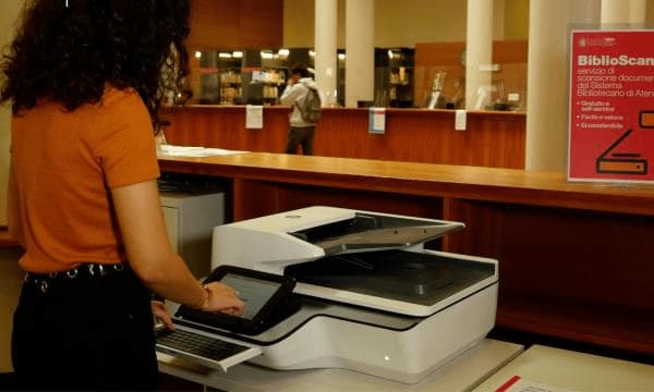 BiblioScan, il nuovo servizio ecosostenibile di riproduzione digitale self-service