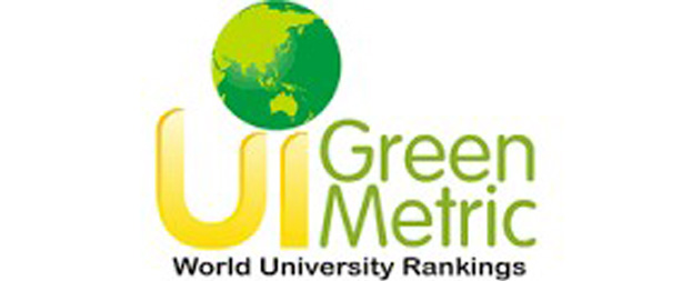 Logo Green Metric con mappamondo e scritta UI Green Metric